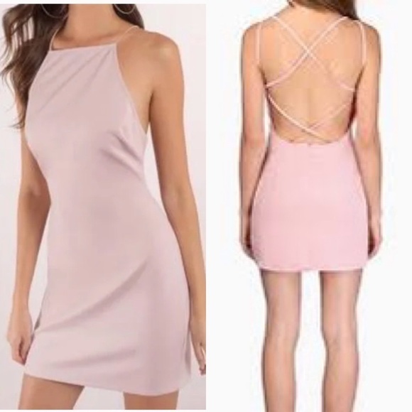 New TOBI SZ MD Talking Body Strappy Sleeveless Mini Dress - Picture 1 of 5